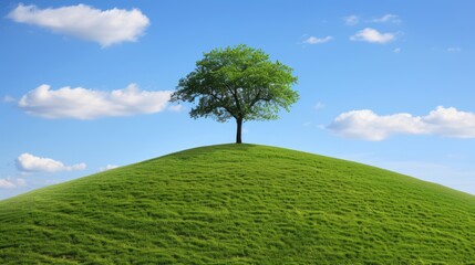 tree on the hill