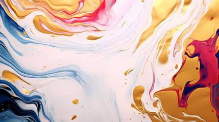 Abstract art background mixed paint effect