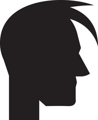 Man Silhouette Profile Side View