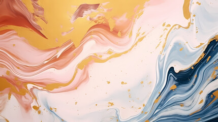 Abstract art background mixed paint effect