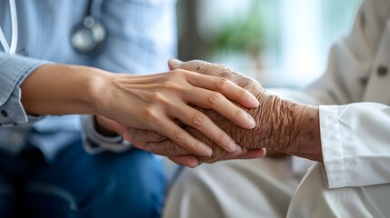 Compassionate Elderly Care: Providing Love and Support in Healthcare, Nurturing Elderly Support Compassion Hands of Comfort in Healthcare