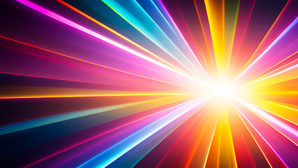 Fototapeta premium abstract background with rays. Abstract multicolor background.