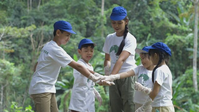 Youth Volunteers Uniting for Environmental Care in the Forest.