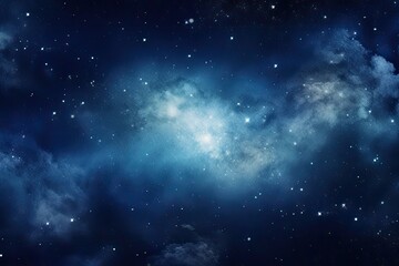 Fototapeta na wymiar starry night sky backdrop with detailed galaxy and nebula