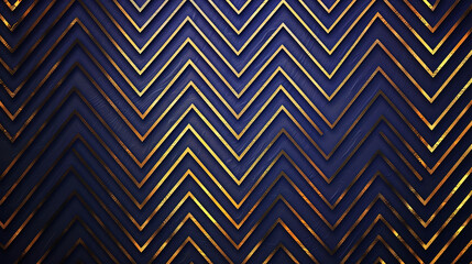 Dark Indigo Backdrop with  Gold Zigzag Pattern - Perfect for Luxury Marketing Campaigns