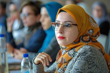 Participants sharing insights and ideas in interactive workshops aimed at enhancing business skills, on Workshop Session, Generative AI