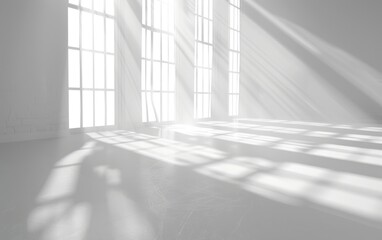 Obraz premium backgroundWhite tone , Studio light room. 