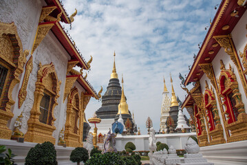 Wat Den Salee Sri Muang Gan or Ban Den temple is the most famous landmark in Chiang Mai, Thailand