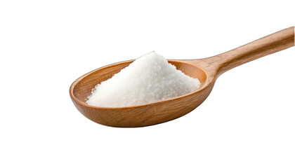 Fototapeta na wymiar sugar in wooden spoon png