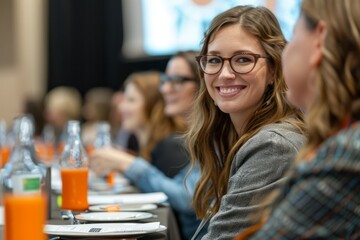 Conference attendees participating in breakout sessions focused on niche topics relevant to their industry sector, on Breakout Session, Generative AI