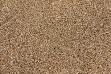 Beach sand background. Top view - texture of the sand