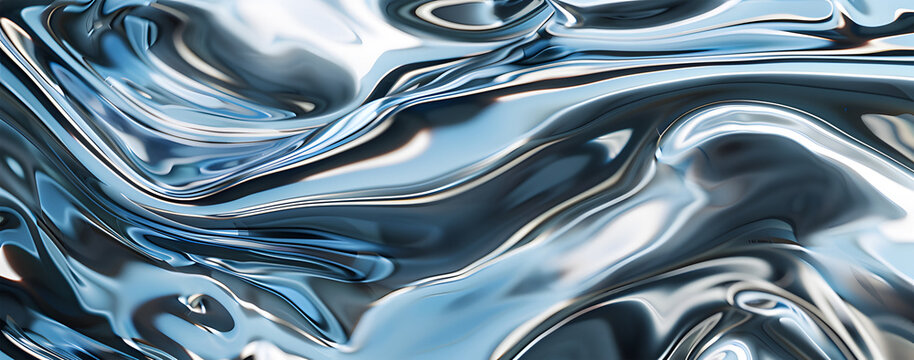 images of the silver wavy wallpaper ai generative