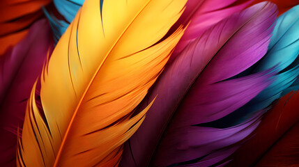 Beautiful abstract feather background, feather texture