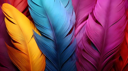 Beautiful abstract feather background, feather texture