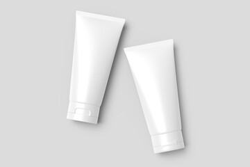 Cosmetic Tube Blank Mockup