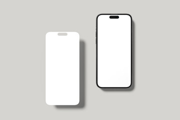 Phone Screen Blank Mockup