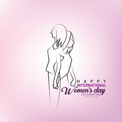 Happy International Women's Day celebration, 8 March