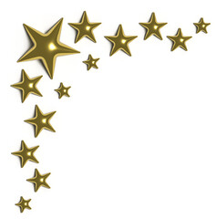 golden stars frame