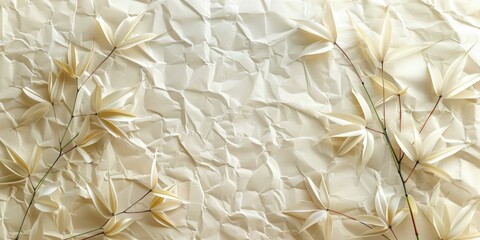 Bamboo fine paper texture, sustainable and eco-friendly, natural elegance