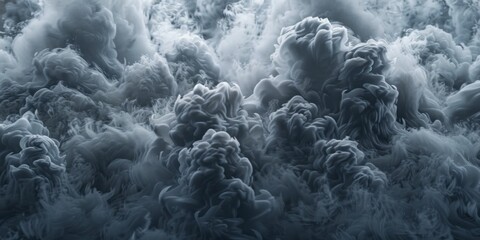 Billowing smoke texture, powerful and dramatic, natural force