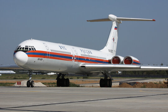 MChS Rossii Ilyushin IL-62 Aircraft at Moscow DME Airport 2011