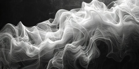 Incense smoke texture, spiraling upwards, tranquil and soothing