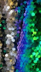 Sparkling scale pattern wallpaper background