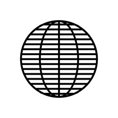 Vector Sphere Object Shape Stripes