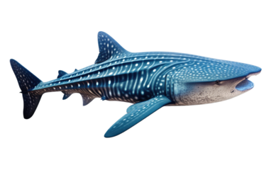 A photo capturing the presence of a massive blue whale as it gracefully displays its incredibly long tail. on a White or Clear Surface PNG Transparent Background.