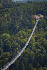 Skywalk, Hängebrücke in Hessen, Willingen, Upland - Zwei Wochen vor Eröffnung 2023 - Wanderung 