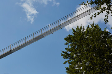 Skywalk, Hängebrücke in Hessen, Willingen, Upland - Zwei Wochen vor Eröffnung 2023 - Wanderung 