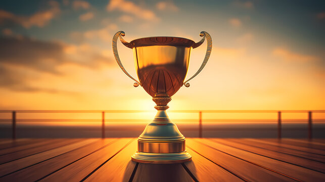 The celebration kicked off, and the majestic trophy was showered