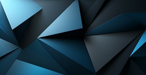 dark blue abstract geometric background