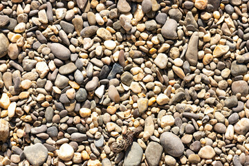 Nice background image of pebbles on a beach