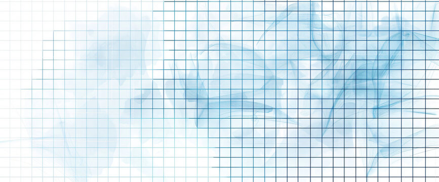 image of blue lined paper, in the style of repeating pattern, grid work, abstract minimalism appreciator, glass as material, light yellow and light gray, shaped canvas, high-key lighting