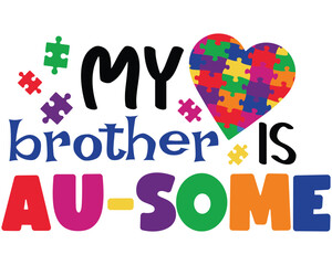 Autism Day , Autism awareness , Autism Craft, Honoring Autism Awareness Day, Autism Vector, Autism SVG, Autism day T-shirt design.