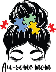 Autism Day , Autism awareness , Autism Craft, Honoring Autism Awareness Day, Autism Vector, Autism SVG, Autism day T-shirt design. 