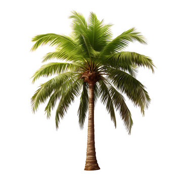 palm tree isolated on a transparent background