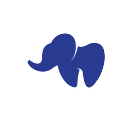 Elephant logo design vector template
