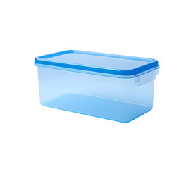 plastic container box  isolated on transparent background