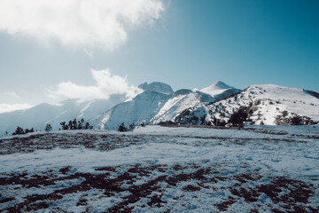 snow covered mountains © Thomas