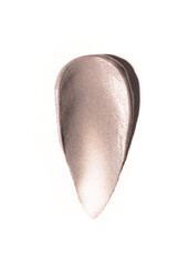 creamy texture of skincare cosmetics scrub mask peeling on white background