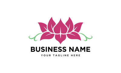 Obraz premium vector of lotus flower logo design