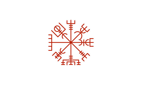 vector of vegvisir symbol logo