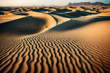 sunset in the desert