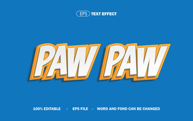 Obraz premium COMIC STYLE FONT TEXT EFFECT EDITABLE