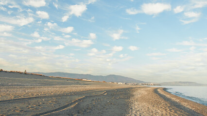 The Beach Coast Before Summer Season Vacation