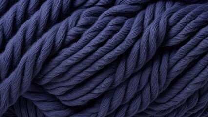 Extreme Macro Close Up of a Braided Yarn Pattern