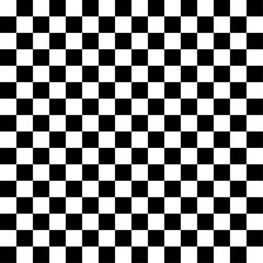 16x16 black and white checkerboard - obrazy, fototapety, plakaty