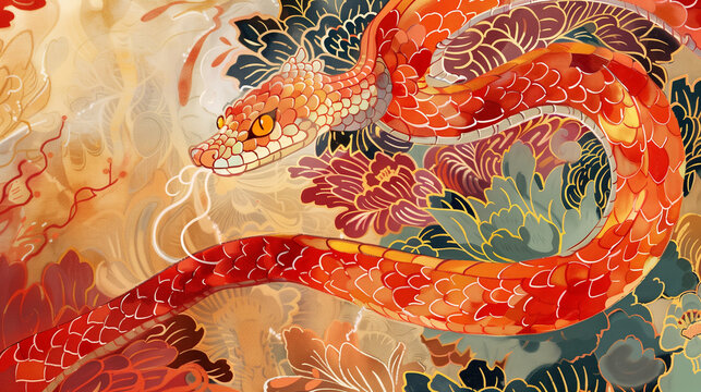 2025 snake chinese lunar new year zodiac calendar